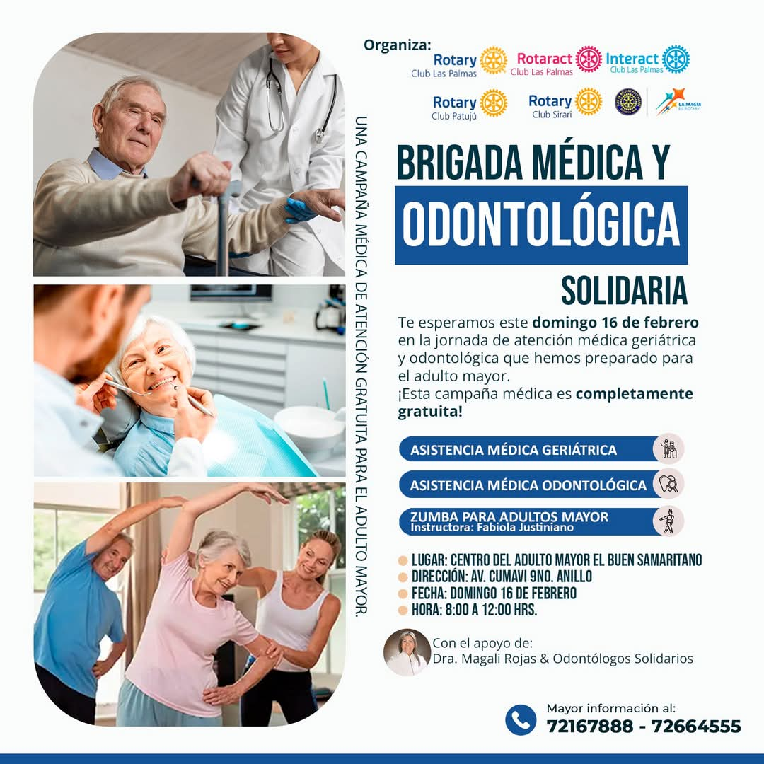 Brigada Médica y Odontológica Solidaria para el Adulto Mayor